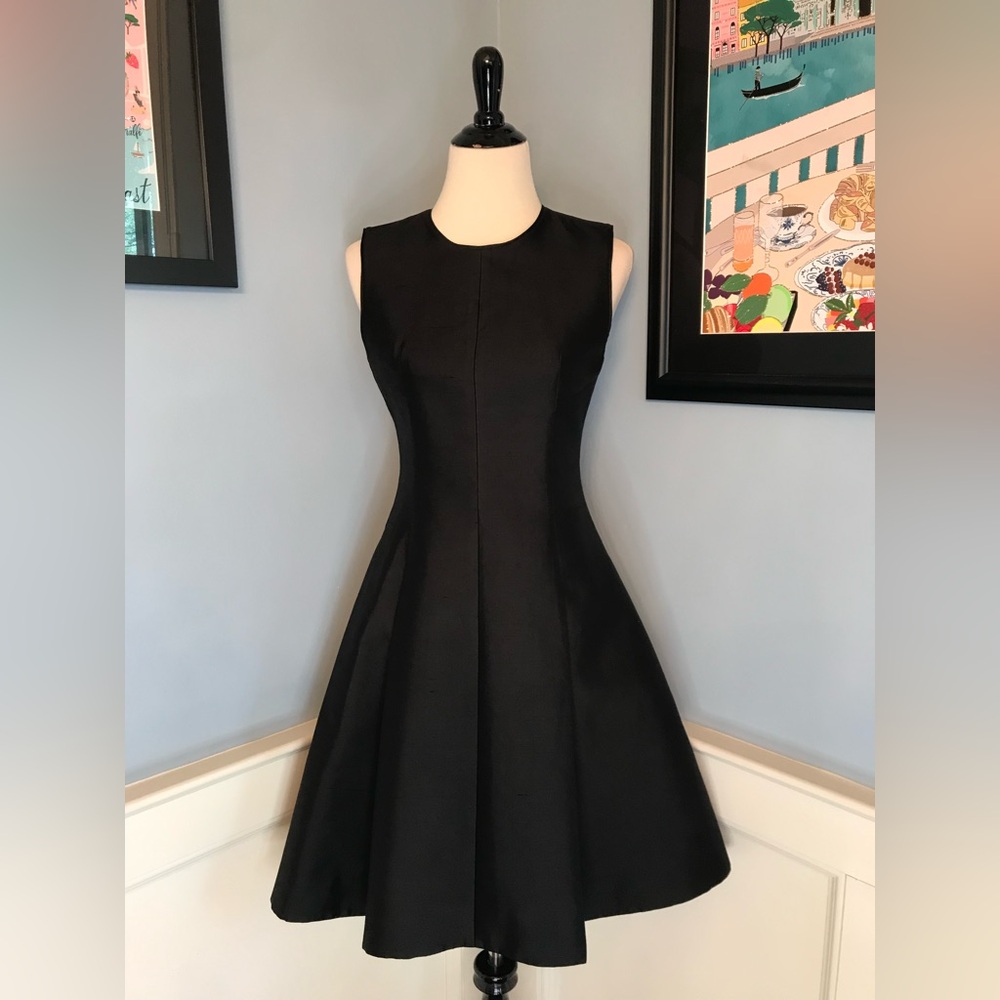 Kate Spade Black Silk Emma All That Glitters Dress Sz 6